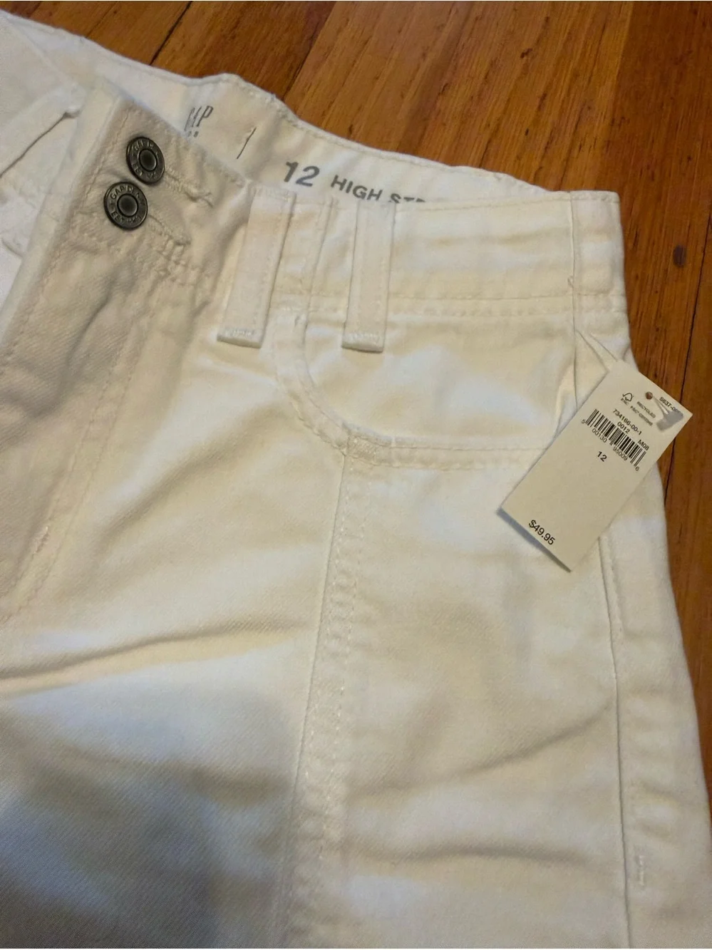 GAP Kids High Stride Wide Legged Pants w/ Front Seams